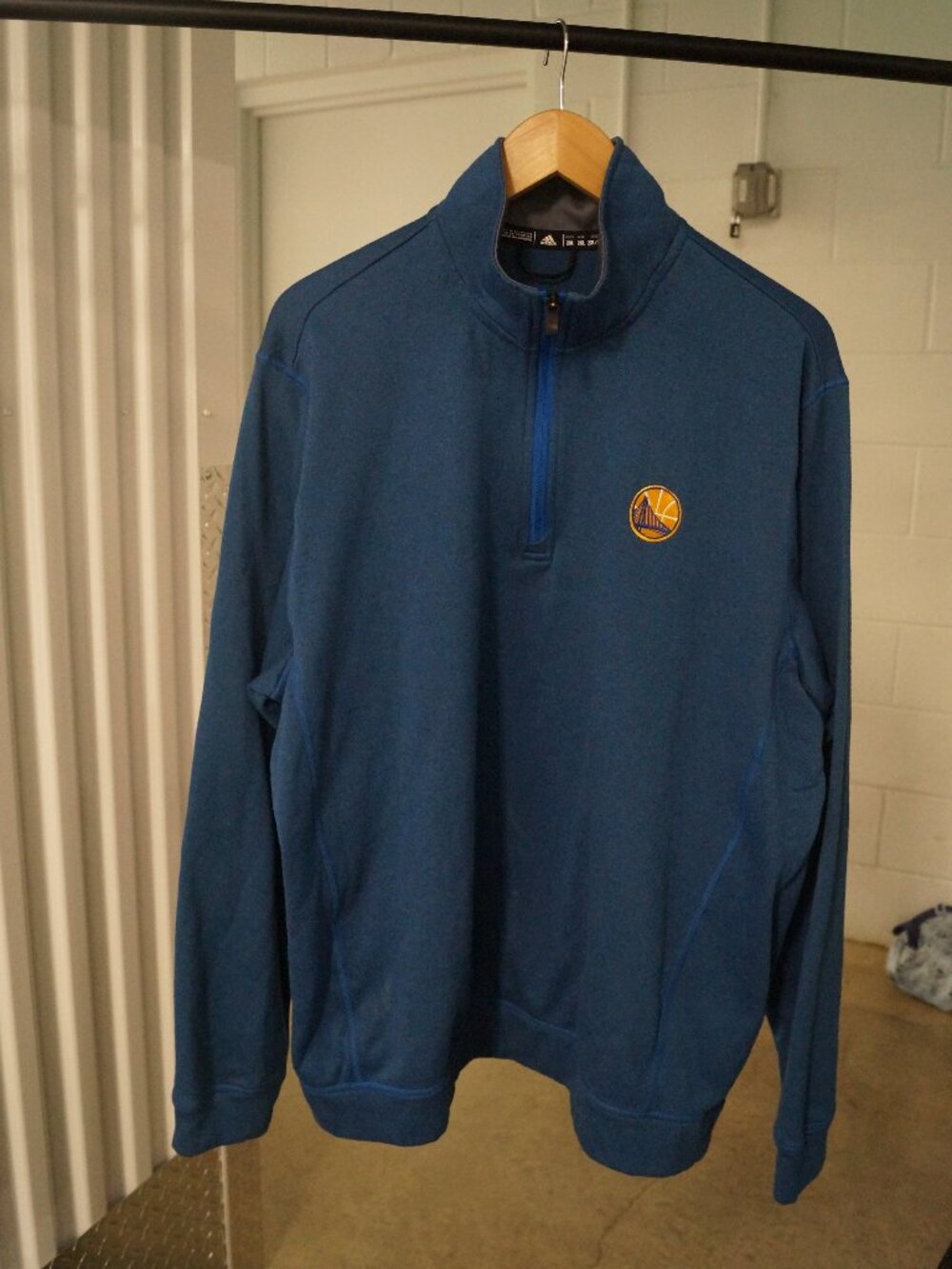 adidas | Climawarm Golden State Warriors Quarter Zip Sweater
